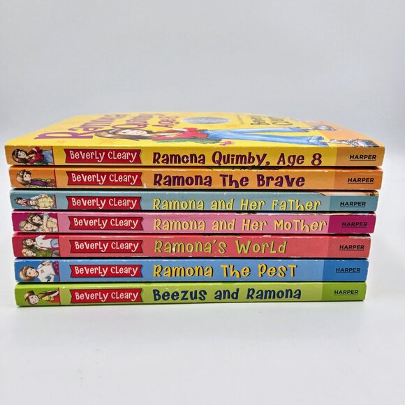 Beverly Cleary Book Lot 8 Books Paperback Ramona Collection Read - Picture 6 of 16